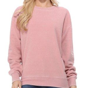 NWT Super Soft Pink Burn Out Sweatshirt